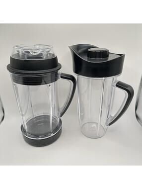 2 Oversized Cup With Pitcher Lid For NutriBullet N17-1001 Rx Blender Screw Lock